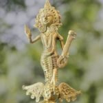 Devi Saraswati Dhokra Statue - DHDP - 2024-03