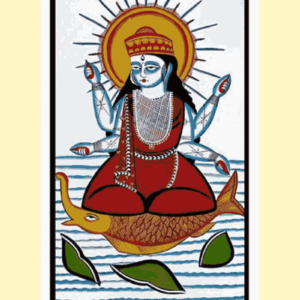 Energy Radiation Pattachitra Painting