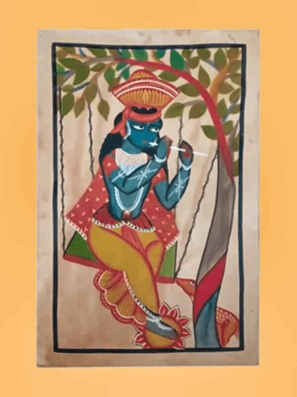 Krishna Leela Pattachitra Painting