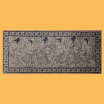 Santhal Dance Pattachitra Painting#6 - DPMP - 122321