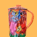 Pattachitra Arts Metal Jug - DPMP - 122418