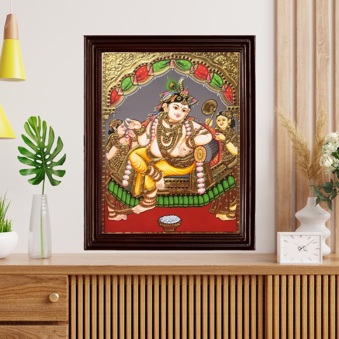 TP1830 - Krishna with Gopis – The Divine Charm of Brindavan